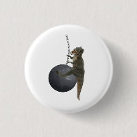 T-Rex Dinosaurier, der Ball ruiniert