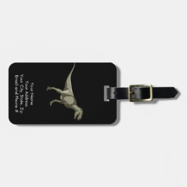 T-rex Dinosaurier, Dino-Entwurf Gepäckanhänger