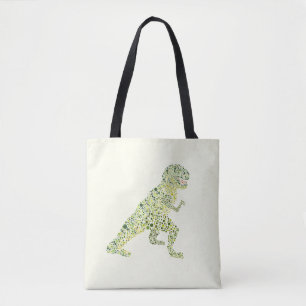 T-REX Dinosaurier in Dots Tasche