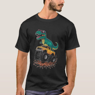 T Rex Dinosaurier Monster Truck T Rex Monster Truc T-Shirt