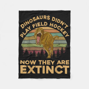 T-Rex-Dinosaurier spielten kein Feldhockey Jetzt s Fleecedecke