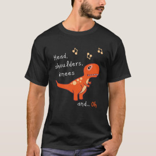 T Rex Dinosaurier u2013 Schultern Knien und Zehen T-Shirt