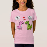 T-Rex Dinosaurier umarmen mich lustiger Paar-Witz