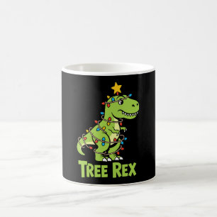 T-Rex-Dinosaurier-Weihnachtslichter Stern Weihnach Kaffeetasse
