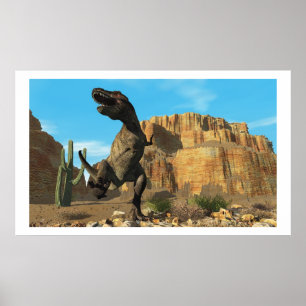 T-REX DRUCKEN POSTER