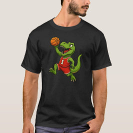 T-Rex Dunk: The Basketball Dinosaur T-Shirt