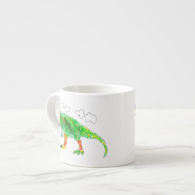 T-Rex Espressotasse (Vorderseite Links)