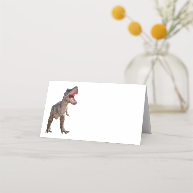 T Rex Faltäre Platzkarte (Vorderseite)