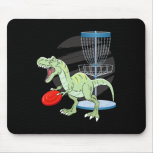 T Rex Frisbee Dinosaur Freizeitwerfer Dino Di Mousepad
