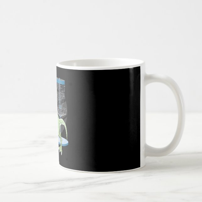 T Rex Frisbee Dinosaurier Freizeitwerfer Dino Di Kaffeetasse (Rechts)