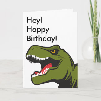 T-Rex Geburtstagskarte Karte