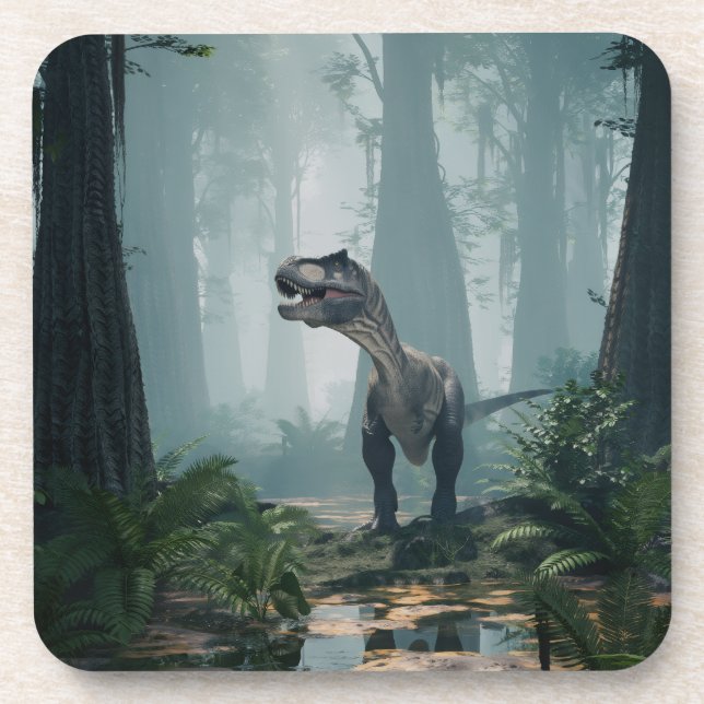 T-Rex Getränkeuntersetzer (Vorderseite)