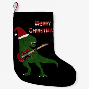T-Rex Gitarren-Weihnachten Kleiner Weihnachtsstrumpf