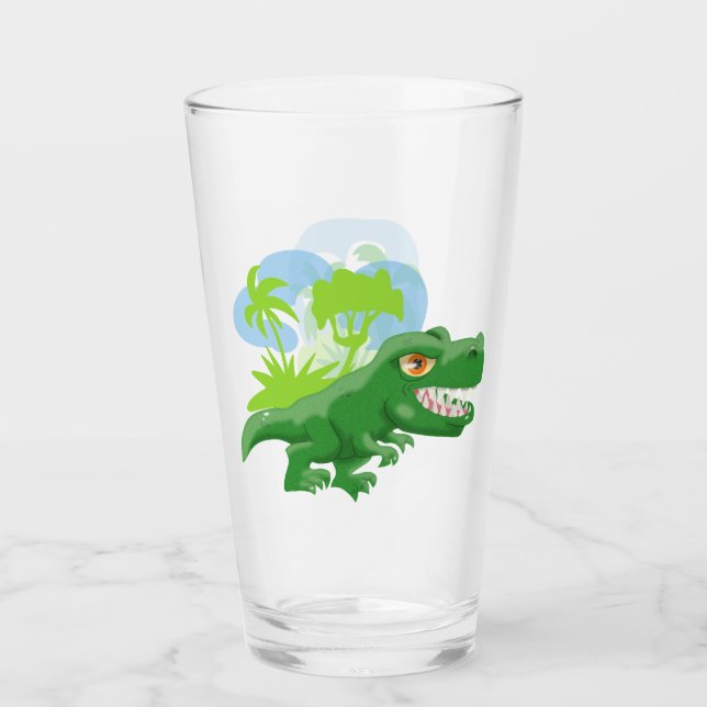 T-Rex Glas (Vorderseite)