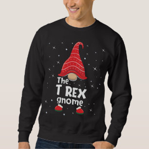 T Rex Gnome Family Matching Weihnachtsgeschenk P Sweatshirt