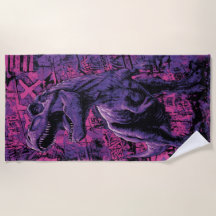T-Rex-Graffiti-Urbane-Dinosaurier-Illustration