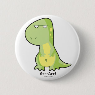 T-Rex Grr Arr Knopf Button
