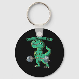 T-rex Gym Bodybuilding Tyrannosaurus Flex Schlüsselanhänger