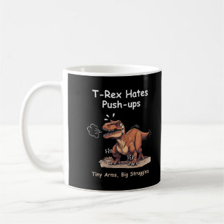 T-Rex hasst Anstoß: Kleine Waffen, große Kämpfe Kaffeetasse
