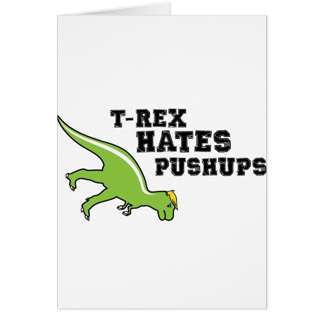 T-rex hasst Pushups (Vorne)