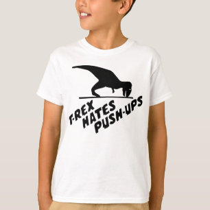 T-Rex hasst Stoß-UPS T-Shirt