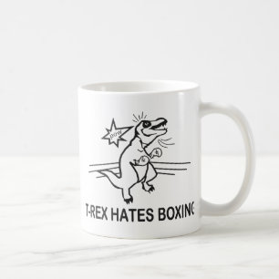 T Rex Hates Boxing Kaffeetasse