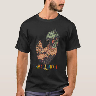 T-REX Huhn Lustiger Dinosaurier T-Shirt