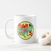 T-Rex in einem Top-Hat-Rawr bedeutet, dass ich Lie