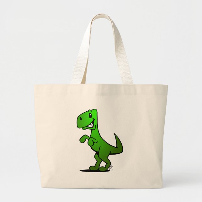 T-Rex Jumbo Stoffbeutel (Vorne)