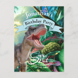 T Rex, Jurassic World, glücklicher Geburtstag Postkarte