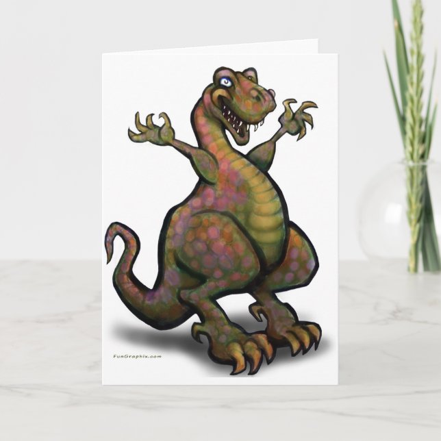 T-Rex Karte (Vorderseite)