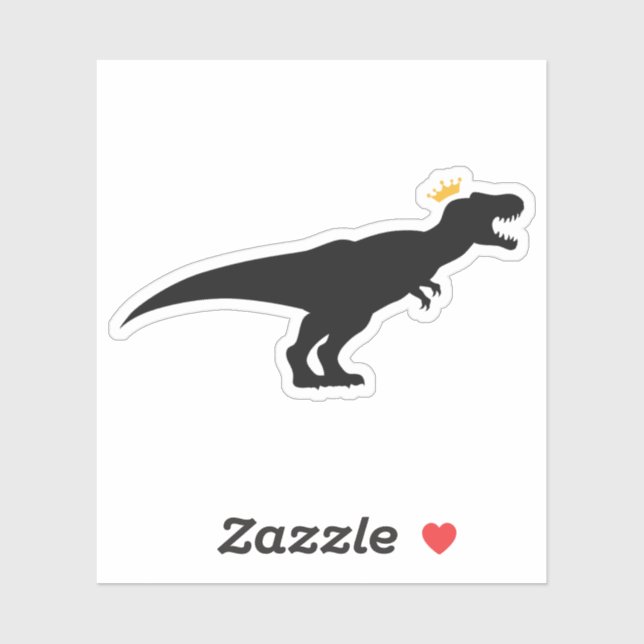 T-Rex King Aufkleber (Blatt)
