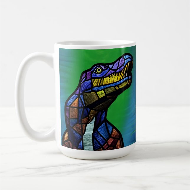 T-Rex King of the Dinosaurier Kaffeetasse (Links)