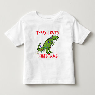 T-Rex Liebe-Weihnachten Kleinkind T-shirt