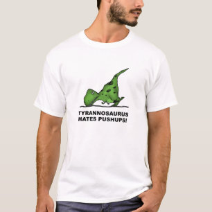 T-Rex Liegestütze Lustiges T-Shirt