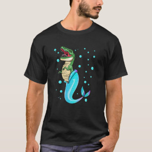 T Rex Mermaid Merrex Dinosaur Magischer Ozean Crea T-Shirt