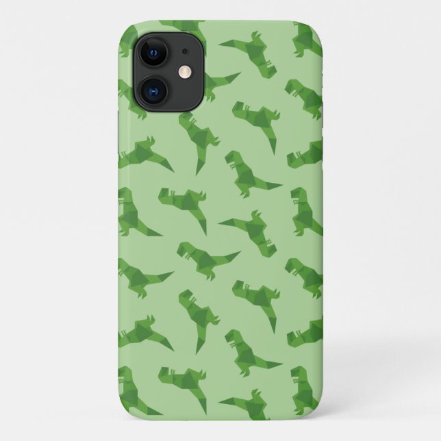 T-Rex Origami Case-Mate iPhone Hülle (Rückseite)