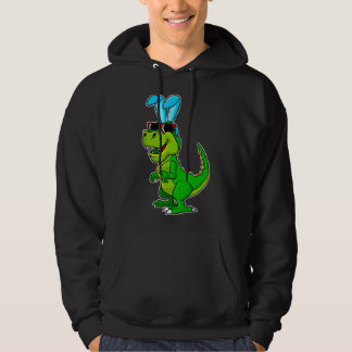 T Rex Osterhase Lustiger Dinosaurier Jungen Korb F Hoodie