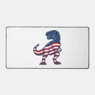 T-Rex patriotique Drapeau américain Design de dino