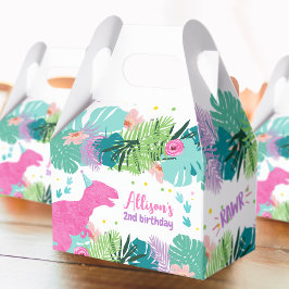 T-Rex Pink Dinosaur Girl Dino Prähistorischer Gebu Geschenkschachtel