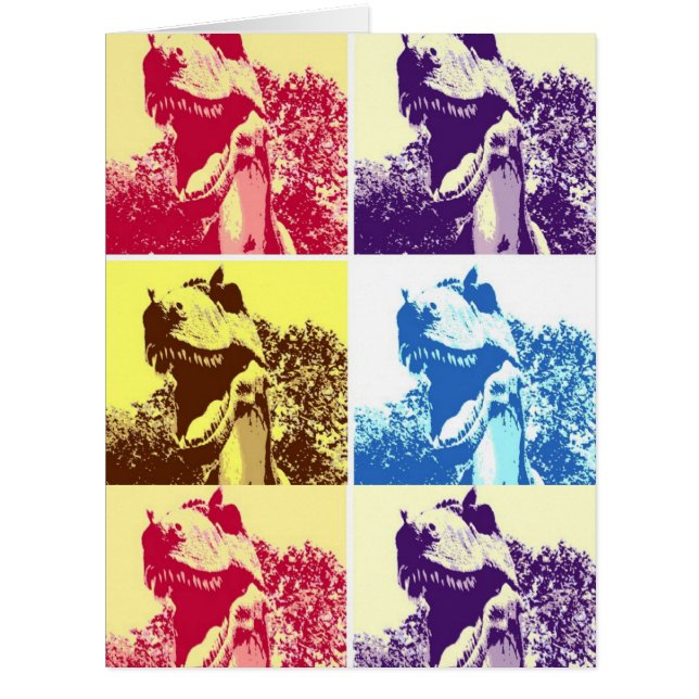 T-Rex Pop Art (Vorderseite)