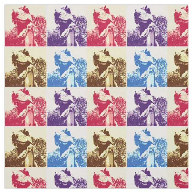 T-Rex Pop Art Stoff (Muster)