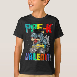 T Rex Pre-K Nails IT Abschluss Class 2022 Din T-Shirt
