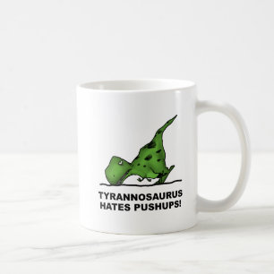 T-Rex Pushups Funny Mug Kaffeetasse
