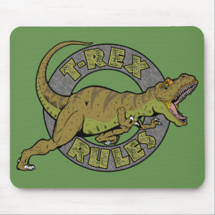 T-Rex-Regeln Mousepad