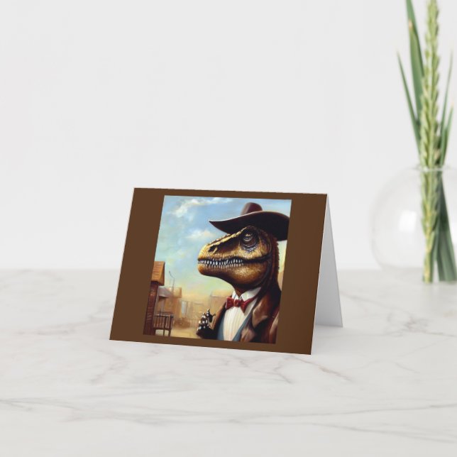 T Rex Sheriff Karte (Vorderseite)