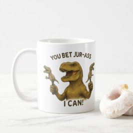 T-Rex Sie setzen Jur-Ass ich kann Kaffeetasse