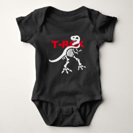 T-rex Skeleton Baby Strampler