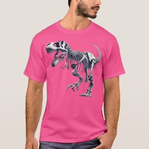 T-Rex Skeleton Dino Knochen Paläontologe Fossil Di T-Shirt
