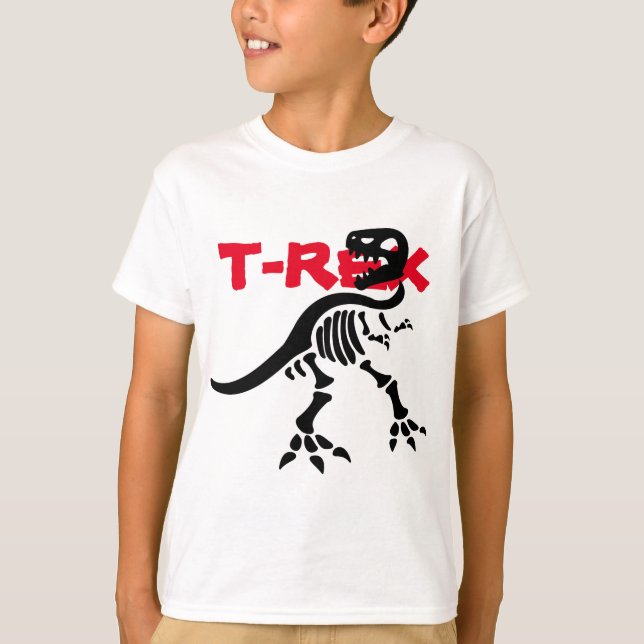 T-rex Skeleton T-Shirt (Vorderseite)